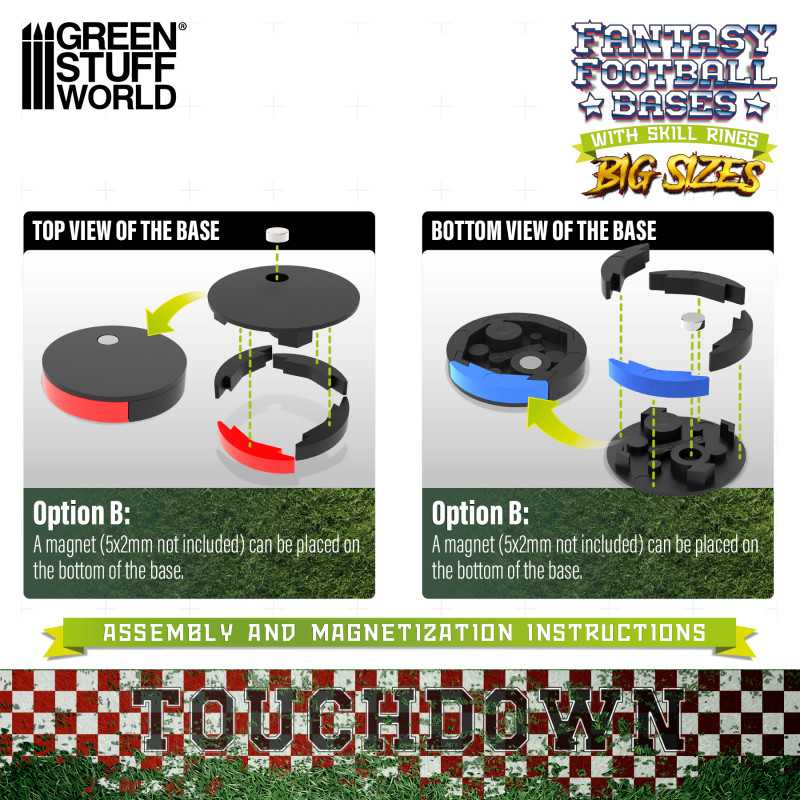 Fantasy Football Bases - 40mm