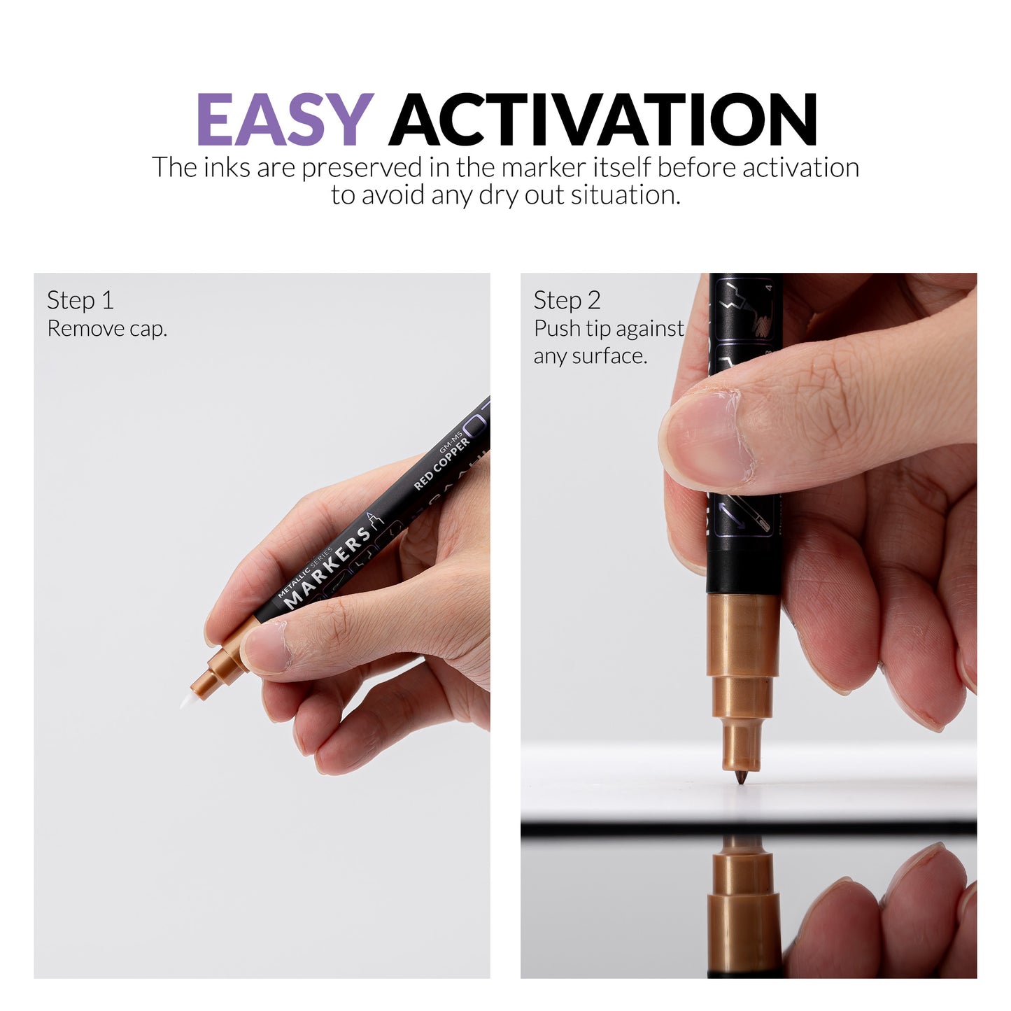 Gaahleri Metallic Marker 07 - Red Copper