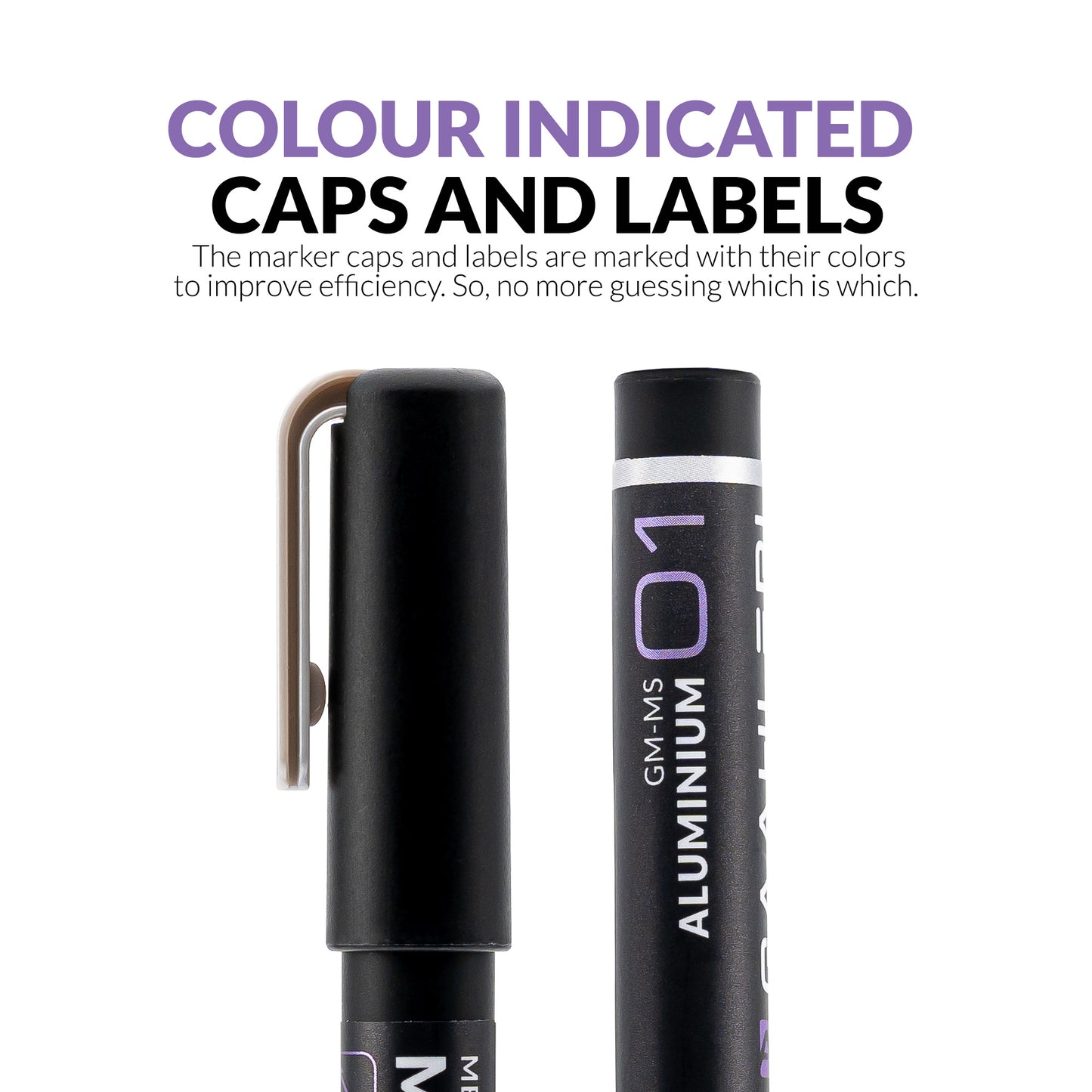 Gaahleri Metallic Marker 01 - Aluminium