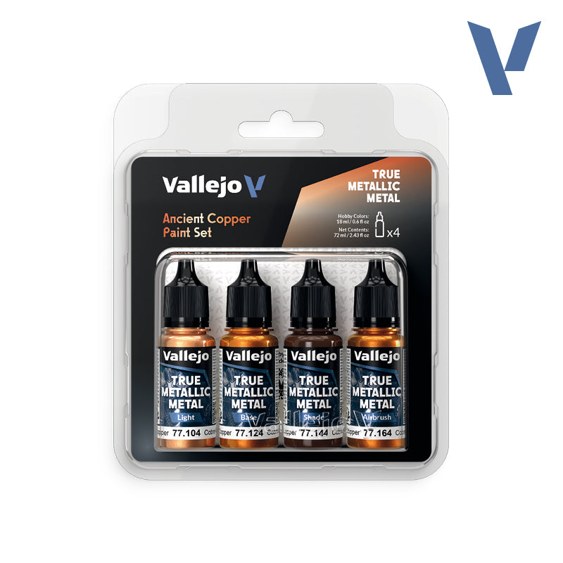 Vallejo True Metallic Metal - 77.253 - Ancient Copper Set