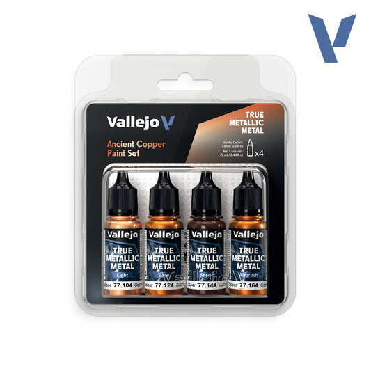 Vallejo True Metallic Metal - 77.253 - Ancient Copper Set