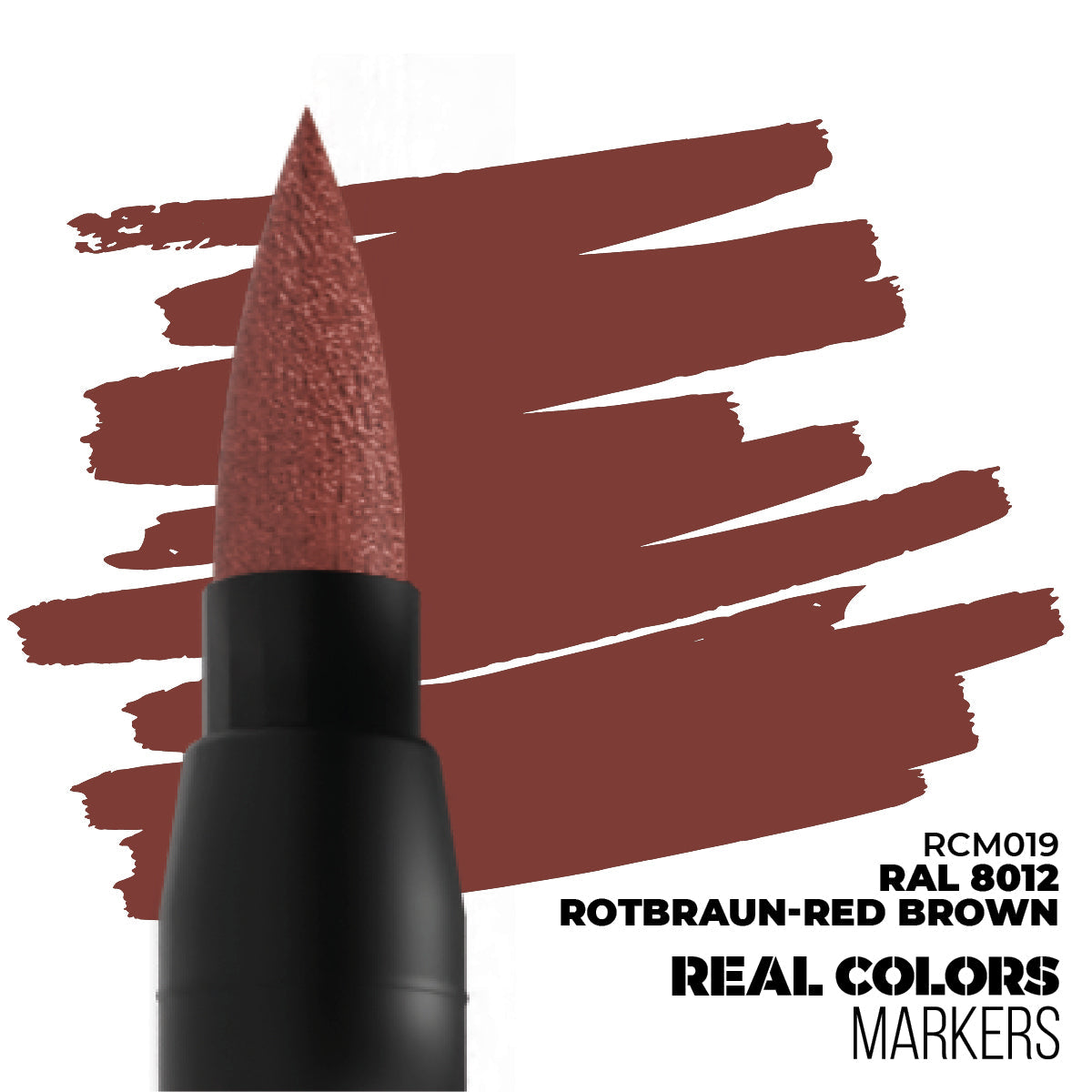AK Interactive RC Markers - RCM019 - RAL 8012 Rotbraun