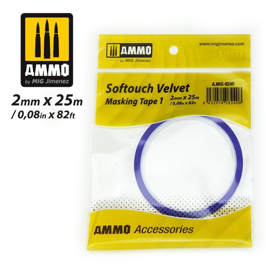 AMMO - A.MIG-8240 - Softouch Masking Tape 2mm