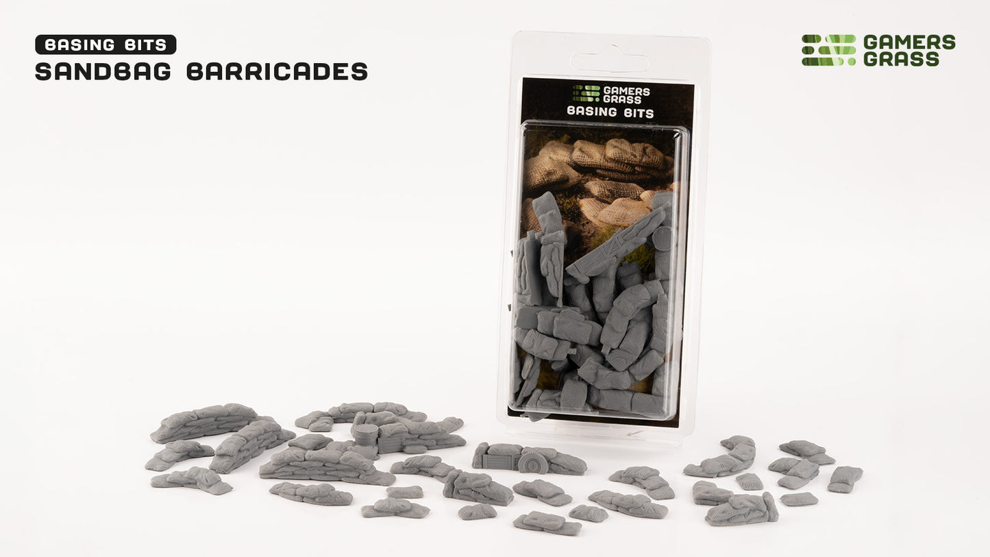 GamersGrass Basing Bits - Sandbag Barricades