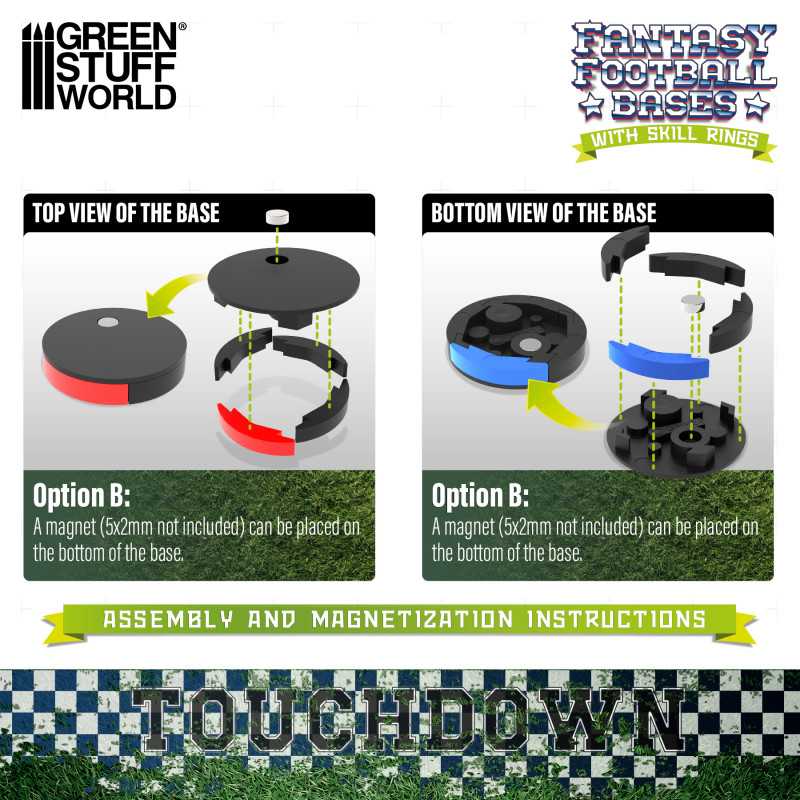 Fantasy Football Bases - 32mm