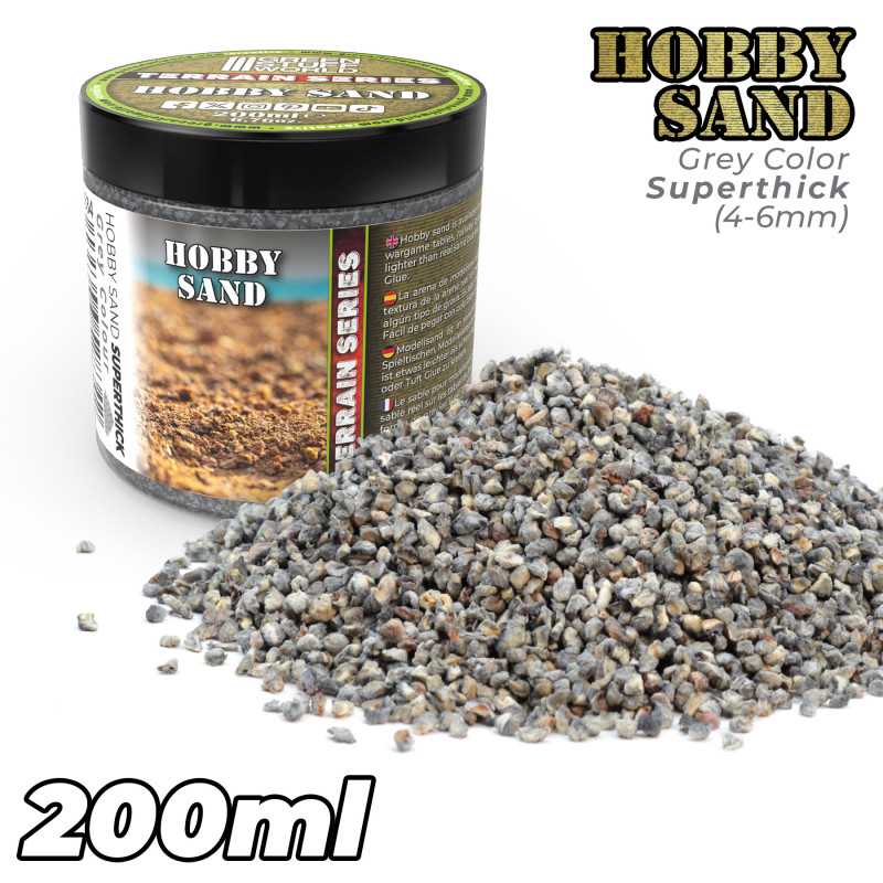 GSW Extra Thick Hobby Sand (Dark Grey) 200ml