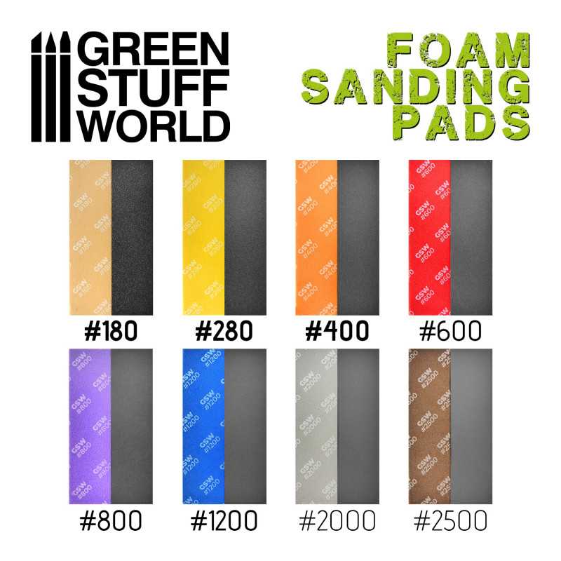 Foam Sanding Pads - Fine Grit Assortment