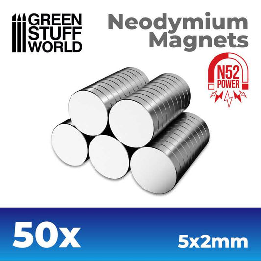 N52 neodymium magnets 5x2mm