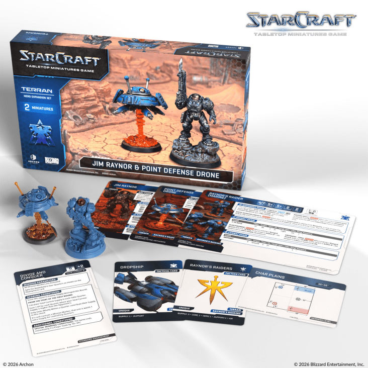 Starcraft TMG - Jim Raynor & Point Defense Drone