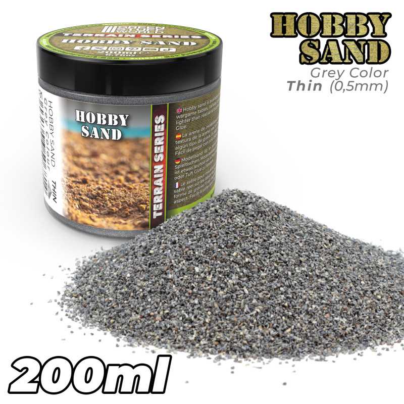 GSW Thin Hobby Sand (Dark Grey) 200ml