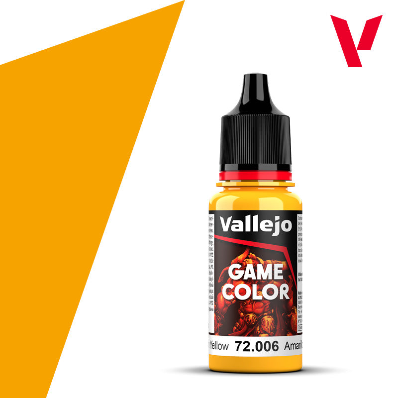 Vallejo Game Color - 72.006 - Sun Yellow